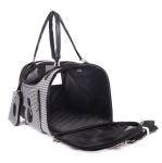 Classic Pet Carrier Bag Houndstooth Pattern Heavy Duty Customized Logo