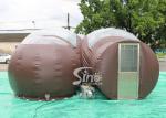 4m Dome Clear Top Resort Glamping Bubble Hotel With Steel Frame Tunnel N