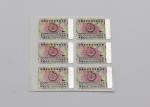 Full Color Printing Tamper Proof Stickers 25 - 76mm Diameter Paper Core Size