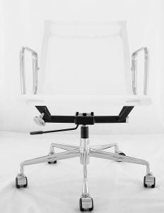 Wholesale Cool Curability White Mesh Desk Chair , Office Chair Net Back Good Breath Ability from china suppliers