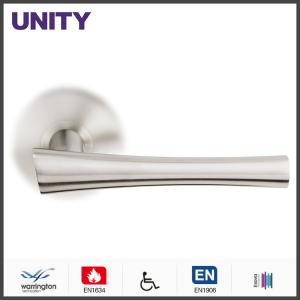 Wholesale Stainless Steel Fire Door Lever Handle EN1906 and EN1634 Satin Finish from china suppliers