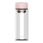 IFUN Colorful Double Wall Tea Infuser Flask Tea Filter Glass Bottle 300ml