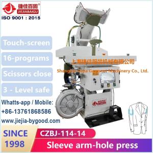 Wholesale Arm Hole LED PLC Seam Pressing Machine / Ironing Equipment Suit Dress from china suppliers