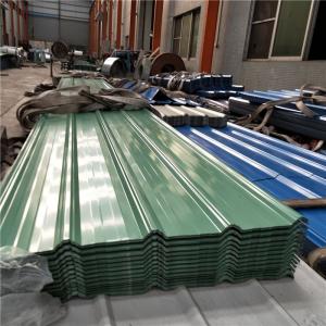 China green lotus color steel metal roofing sheet 11800mm for prefabricated factory on sale