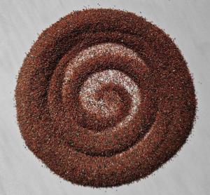 China Garnet Sand mesh 30/60 for Sandblasting: Natural Abrasive medium, Mohs 7.0-7.5, Sa2.5-3 on sale