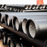 Customized DN80 DN500 DN2600 Cement Lined Ductile Iron Pipe Round Length 1-12M
