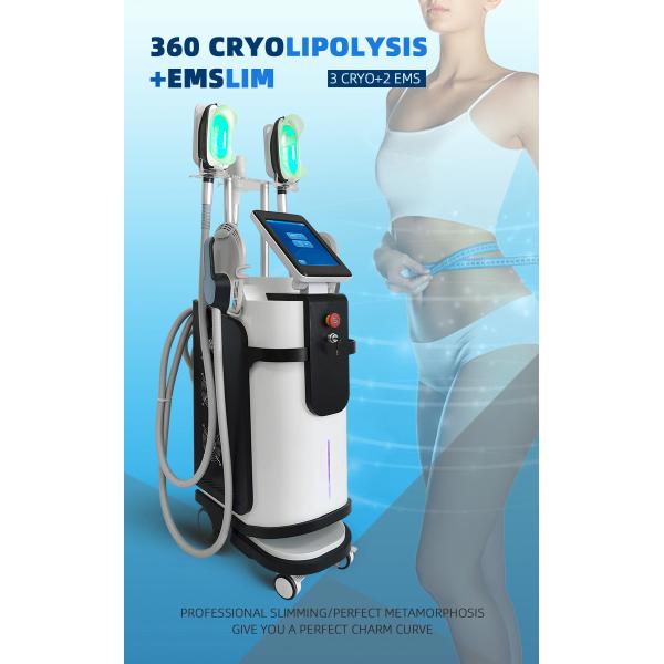 360 5MHz Cryo Fat Freezing Slimming Rf Cavitation Laser Cellulite Reduction Machine
