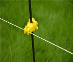 ins510 nail insulator 6MM good yellow hdpe sung wood post with two galvanized
