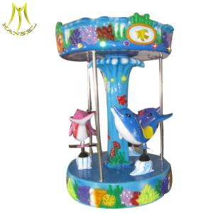 Wholesale Hansel amusement park ride small kids carousel coin operated ride toys from china suppliers