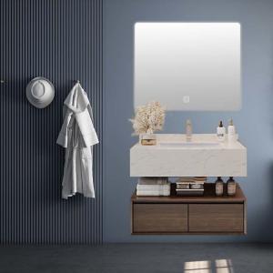 China Solid Wood Vanity Unit Bathroom Furniture Wall Mount Bath Vanity on sale