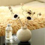 White Color Luxury Reed Diffuser Home Porcelain Air Fresheners Aroma Flower