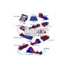 Buy cheap Outdoor Team Building Games Inflatable Obstacle Course 5k With Plato PVC from wholesalers