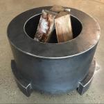 900mm Garden Outdoor Fireplace Wood Burning Round Metal Fire Pit Table