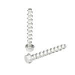 75mm M8 Hex Flange Coating Stainless Steel Masonry Bolts for Concrete Screw