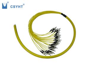 Wholesale 24 Core Break Out Pigtail Fiber Optic Cable OS2 PVC / LSZH Jacket Low Insertion Loss from china suppliers