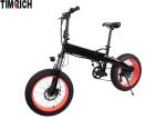 TM-KV-2070 Foldable Electric Moped Bike Big Fat Tire 20 Inch Size With Pedals