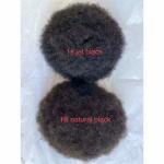 Full Lace Hair Units for Black Men Afro Curly African American Toupee Hairpiece