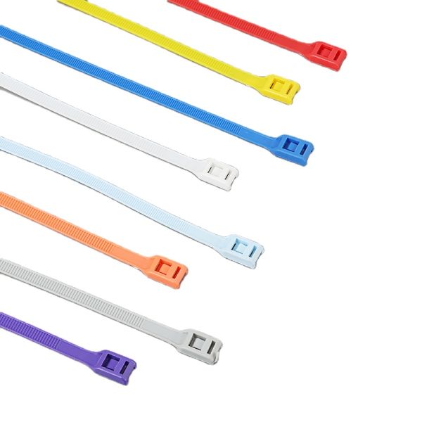 Nylon 66 Colour Cable Ties Releasable Multi Purpose For Bunding Wires