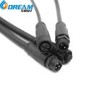 LED Connector For Lighting Black Waterproof Connector Cable 2/3/4 Pin