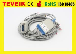 Wholesale ECG cable with integrated 10 lead wires for Fukuda ME EKG machine from china suppliers