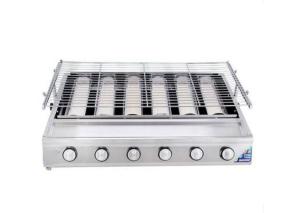 Wholesale Factory Price Smokeless Barbecue 6 pcs burner Gas CStainless Steel BBQ Grill Ceramic Infrared Burner from china suppliers