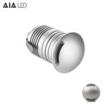 3W 1 opening silver LED underground light/LED inground lamp for led stair light