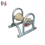 5KN 8.5KG Cable Ground Roller Steel Pipe Carrier Underground Cable Installation