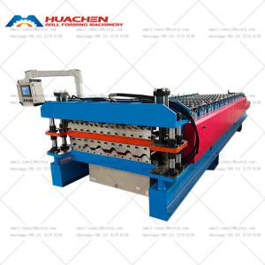 China China Metal Corrugated Ibr Zinc Roofing Sheet Double Layer Roll Forming Machine Precision on sale