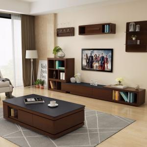 Wholesale OEM ODM Wooden Marble Coffee Table TV Console Table With Storage Drawers from china suppliers
