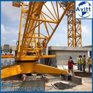 Wholesale 8000KG QD80-1840 Derrick Jib Crane Inverter Control Luffing Mechanism In India from china suppliers
