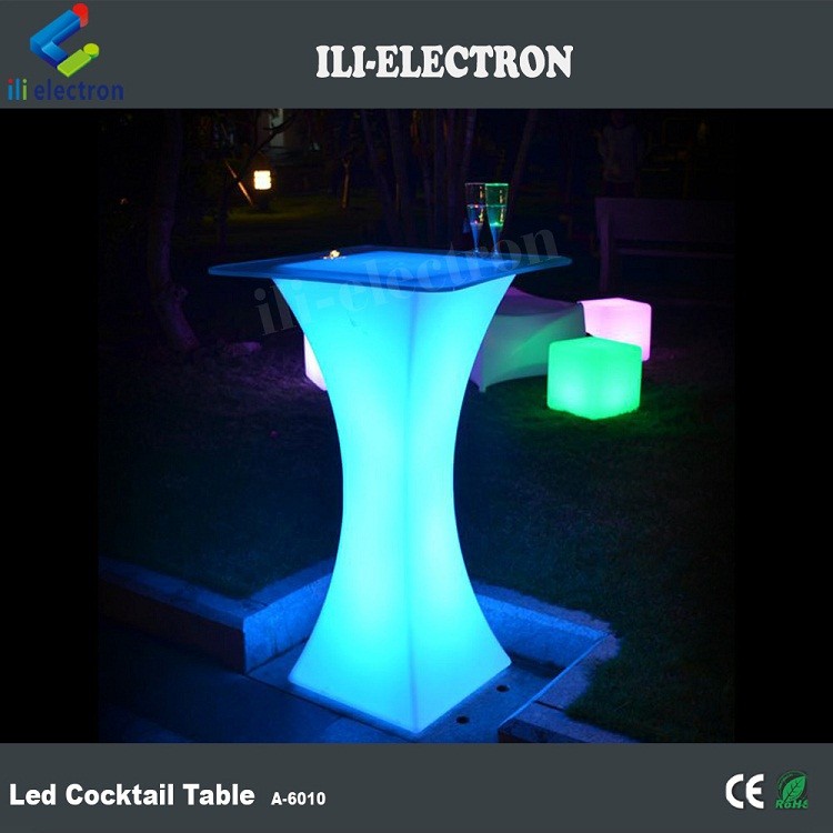 Wedding Flashing LED Table, Reception Desk, LED Illuminated Table