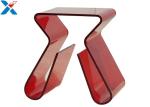 Fashion Personality Clear Acrylic Table , Transparent Coffee Table Thickness
