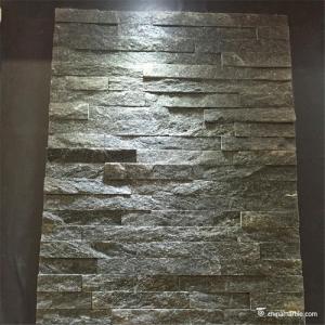Wholesale Natural Stone Black Quartzite Ledgestone Mini Panel With Contemporary Looking from china suppliers
