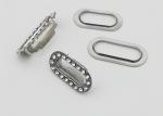 Oval Shaped Metal Shoelace Eyelets For Canvas Clothes Leather Self Backing Purse