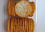 BRC Non GMO BBQ Roasted Round Rice Crackers Snacks Savory And Crispy Tastes