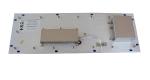 Stainless steel vandal - proof panel mount Industrial Mini Keyboard / metallic