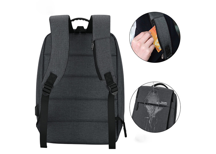 15.6 Inch Slim Business Laptop Backpack With USB Charging Port