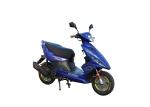 GY6 Engine Gas Motor Scooter , Blue Plastic Body Gas Scooters For Adults