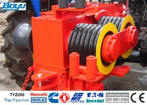 Wholesale 252 / 320mm Bull Wheel Tractor pulling machine 41 kN With 6 Groove Max steel rope 13mm from china suppliers
