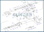 707-98-77210 7079877210 Bucket Cylinder Seal Repair Kit Fits PC1100-6 KOMATSU