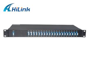 Wholesale 40 Channels Dual Fiber DWDM Mux Demux FMU 1U Rack Mount AAWG Passive Device from china suppliers