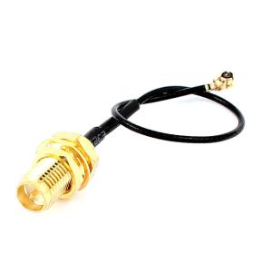 Wholesale RF1.13 IPX to RP-SMA-K Antenna WiFi Pigtail Cable 10cm from china suppliers
