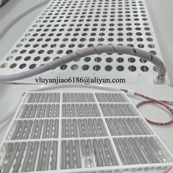 Thermocouple Type J 400V 2P 10KW PTFE Frame Heaters For Semiconductor 660mm*