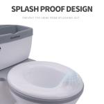Solid Blue/Pink/Grey Baby Potty Training Toilet with Customized Logo