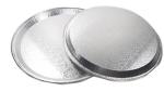 Round 12" Flat Aluminum Foil Catering Tray Work Home Packing