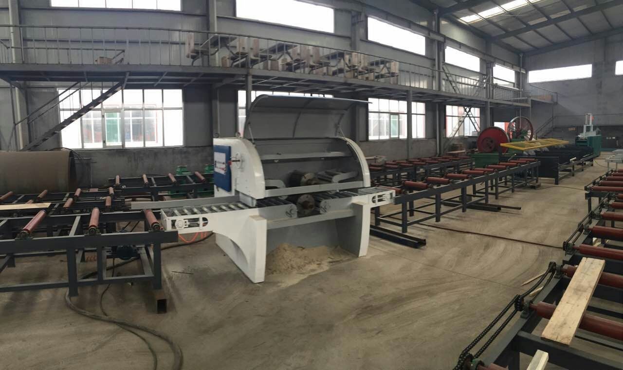 Circular Sawmill Multi Rip Saw Machine 500mm Sawing Diameter