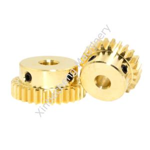 Wholesale Copper Gear 20-39 Teeth CNC Machine Cylindrical Hobbing Spur Gear from china suppliers