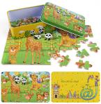 3D Wooden Eco Friendly Custom Jigsaw Puzzles Cartoon Children Jigsaw Puzzle