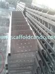 Best price 7 steps ladder scaffolding galvanized stair case 450*2397mm for