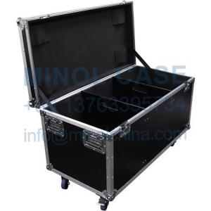 China Flight Zone Utility Trunk Touring Case With Wheels Caster Stacking Plates And Dividers on sale